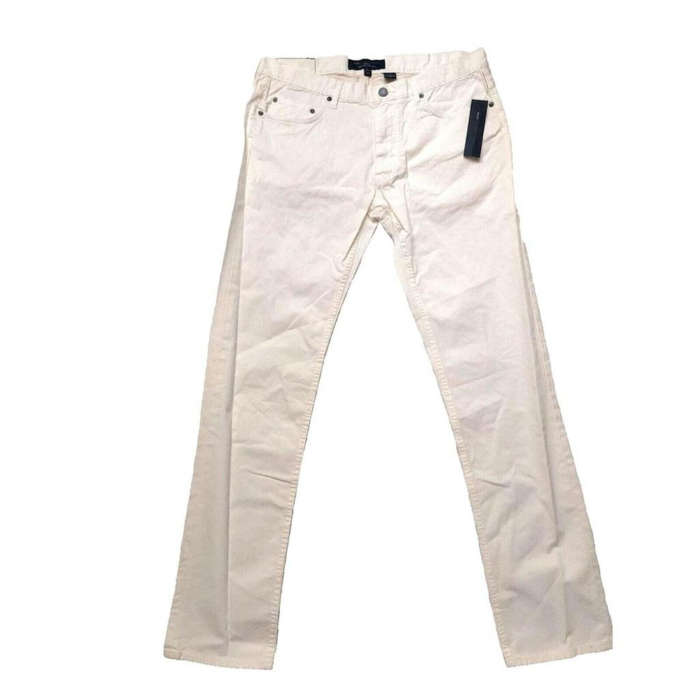 Marc Jacobs Canvas White Straight Leg Jeans Size 30 x 34